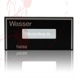 Auswahlschild Wasser - heiss, halfsize, f�r Wittenborg 5100