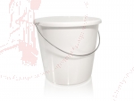 Eimer Kunststoff  wei� 5 Liter Hygieneartikel