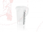 Messbecher 250 ml mit Henkel, Ausguss und Skala