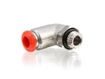 Winkel 1/8" AG x 6 mm Schlauch  Ms-vernickelt