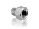 Geradeverschraubung 6/4 mm PU Rohr x 3/8" IG Ms-vern.