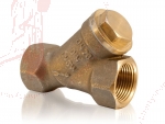 Schmutzf�nger 3/8" x 3/8" mit Edelstahlsieb, Rotguss