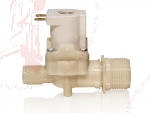 Kunststoffventil 1 fach 180� 3/4" * 3/8" 24 Volt AC/DC