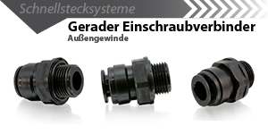 Gerader Einschraub Verbinder Außengewinde