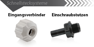 Eingangs Verbinder / Einschraub Stutzen