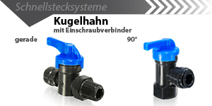 Kugelhahn mit Einschraub Verbinder