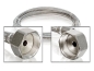 Preview: Flexibler Verbindungsschlauch 100 cm  3/4" gerade x 3/4" Winkel