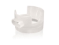 Preview: Dampfglocke mit Doppel-Nut transparent