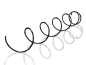 Preview: Sielaff Spirale links 5 Produkte in Schwarz für SN48, SÜ-SL