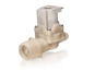 Preview: Kunststoffmagnetventil 3/4"AG x 13,5mm Schlauchtülle 1-fach 180° 230 Volt