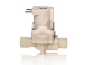 Preview: Kunststoffmagnetventil 3/8" x 3/8"  1-fach 180°  230 Volt