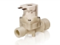 Preview: Magnetventil (1-fach), 180° 3/4" x 1/2", 24 Volt DC/AC