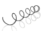 Preview: Sielaff Spirale links 5 Produkte in Schwarz für SN48, SÜ-SL