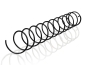 Preview: Sielaff Spirale links 9 Produkte in Schwarz für SN48, SÜ-SL