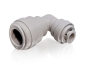 Preview: Winkel ReduzierVerbinder 90° 1/4" Rohr x 1/2" Rohr Schnellsteck System