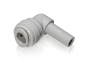 Preview: Winkel Einsteck Verbinder 90° 3/8" Stutzen x 3/8" RohrSchnellsteck System