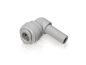 Preview: Winkel Einsteck Verbinder 90° 3/8" Stutzen x 1/4" Rohr Schnellsteck System