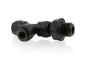 Preview: T Einschraub Verbinder Seite 6 mm x 1/8" AG BSPP Schnellsteck System