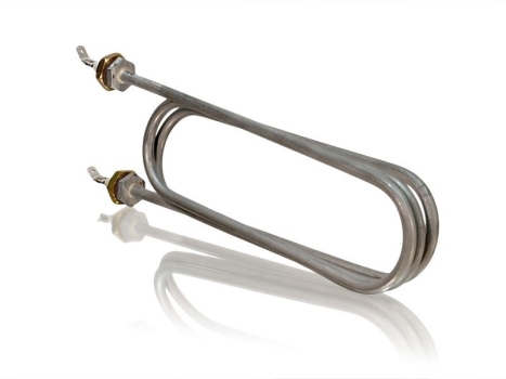 Rohrheizkörper / Heizung 1450 Watt 230 Volt Necta, N&W, Zanussi Silver ABA Roma