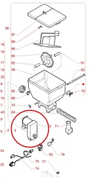 Produktmotor für Zucker Evoca N&W Necta Krea Solista