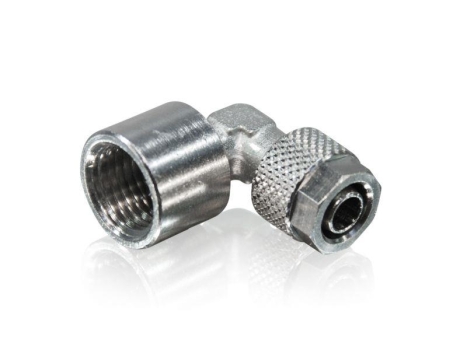 Winkel Verschraubung 90° 10/8 mm Rohr x 3/8" IG