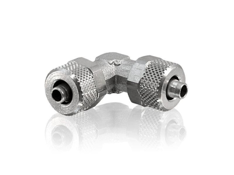 Durchgangsverbinder gewinkelt 90° 6/4 mm Rohr