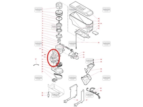 Evoca Motor für Riemenmühle linkslaufend