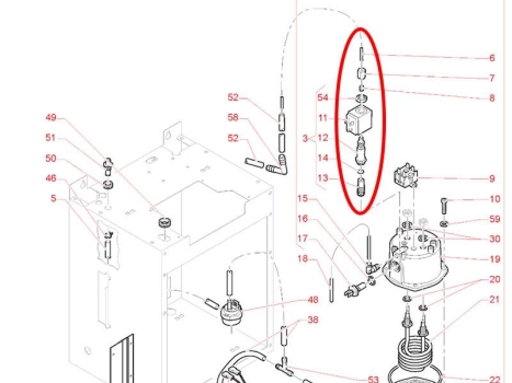 ODE Flanschventil 230V AC 3/2 Wege