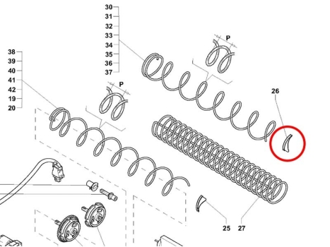 Evoca Produktauswerfer für linksdrehende Spirale