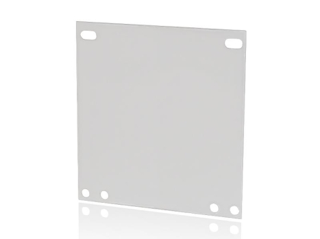 Sielaff Kunststoff Blende mit Metalleinsatz für POS Fenster Werbung