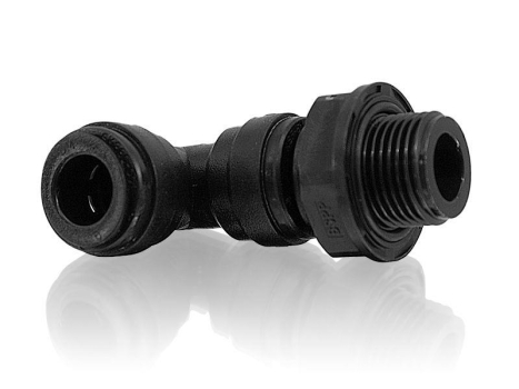 Winkel Einschraub Verbinder 90° 10mm x 3/8"AG BSPP Schnellstecksystem