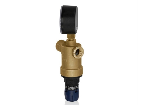 Druckminderer für Trinkwasser mit Manometer 3/8" IG 3 bar für Trinkwasser