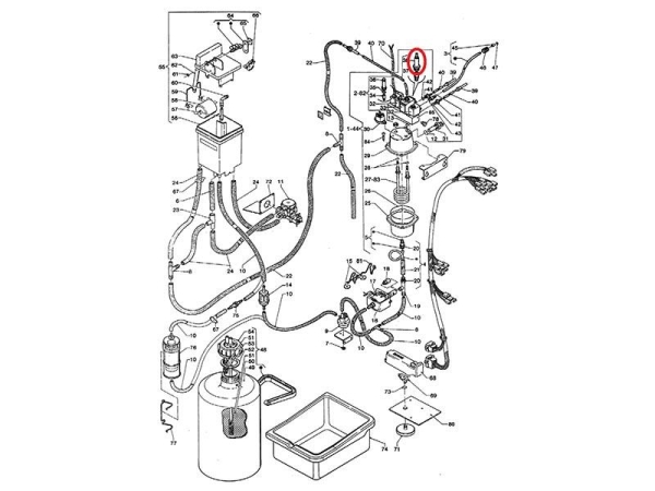 ODE Oberteil für 3/2 Wege Monoblock  Evoca N&W Necta Wittenborg ES7100 Brio