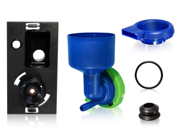 Modulplatte Set Mischer 180° Auslauf neue Version! Evoca Wittenborg Serie 7600, 7300