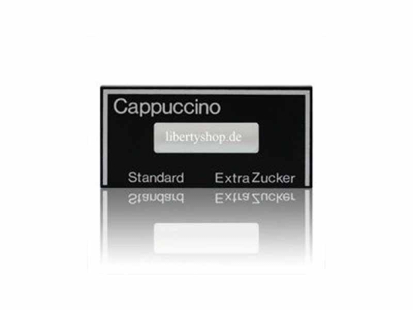 Auswahlschild Cappuccino Evoca Necta N&W Wittenborg Serie 5100 2800