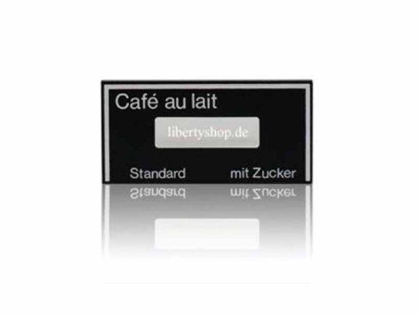 Auswahlschild Càfe au lait Evoca Necta N&W Wittenborg Serie 5100 2800