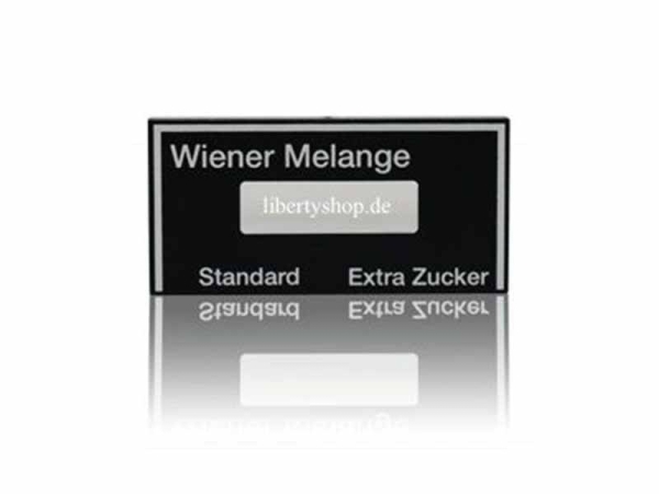 Auswahlschild Wiener Melange  Evoca Necta N&W Wittenborg  Serie 5100, 2800