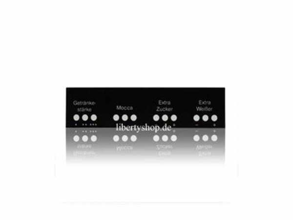 Auswahlschild Getränkestärke Mocca  Evcoca N&W Wittenborg  Serie 5100 2800