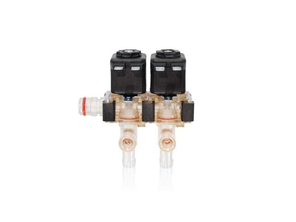 Componenti Magnetventil 2 fach 230 Volt Stutzen C6 links passend für Omnimatik