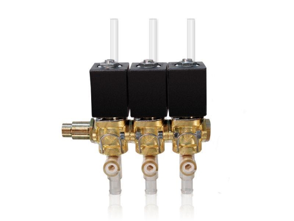 ODE Magnetventil 3-fach 230 Volt Spulenanschluss hinten