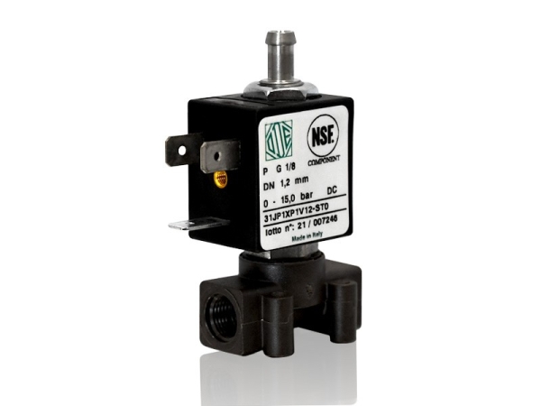 ODE Magnetventil 3/2 Wege G1/8 24 Volt DC für Rhea Vendors, Servomat Steigler