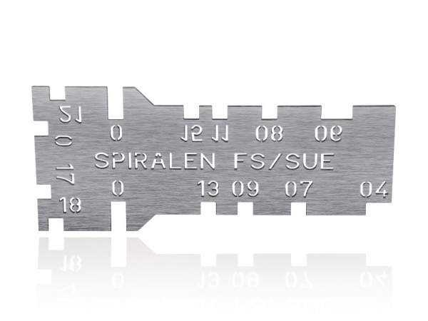 Sielaff Spiralschablone, Spiralmesser für FS und SÜ