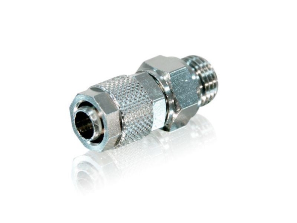 Verschraubung gerade 10/8 mm Rohr x 1/4" Außengewinde