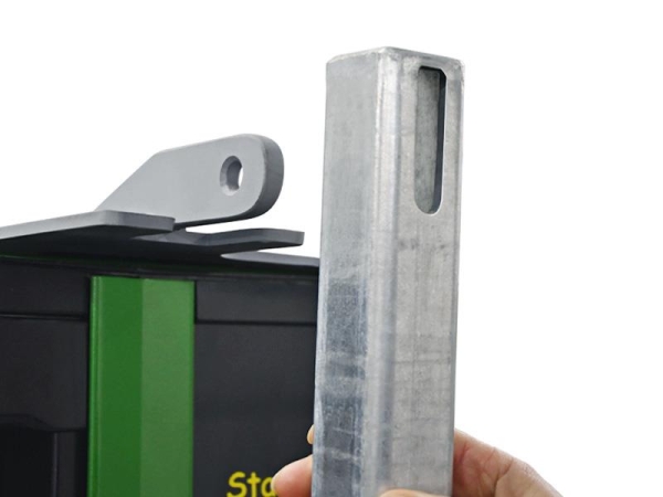 Riegel als Aufbruchsicherung für Verkaufsautomaten