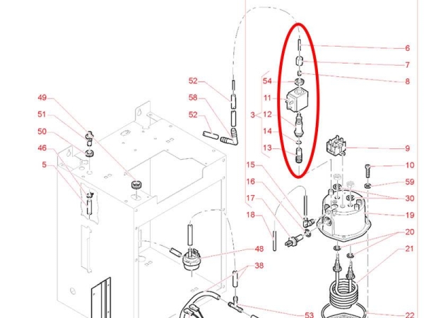 ODE Flanschventil 230V AC 3/2 Wege