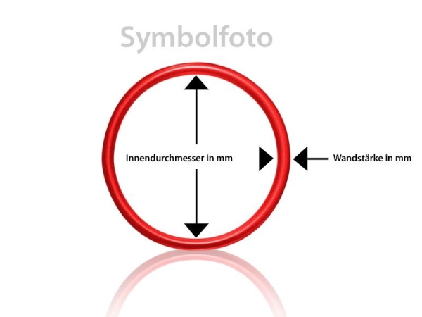 Sielaff O-Ring 31,3 x 3,5 mm Silikon rot für Brühkolben, Kaffeebrüher