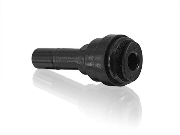 Gerader Reduzier Verbinder 6 mm Stutzen x 4 mm Rohr Schnellsteck System