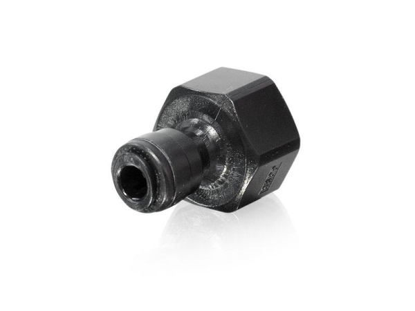 Einschraub Verbinder 6 mm Rohr x 3/8" IG BSPP Schnellsteck System