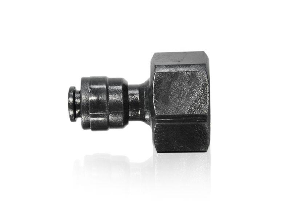 Einschraub Verbinder 6 mm Rohr x 3/8" IG BSPP Schnellsteck System