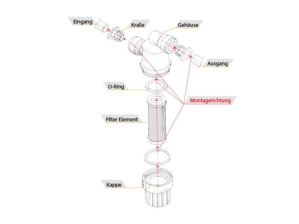 Schmutzfänger 10 mm Schnellsteck System